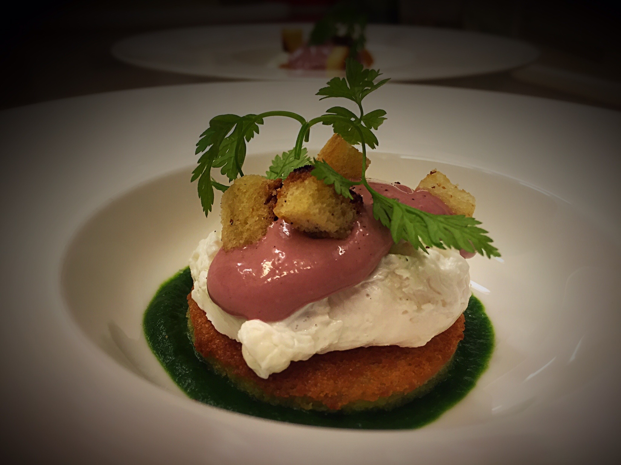 Oeuf / Beaujolais / Cresson