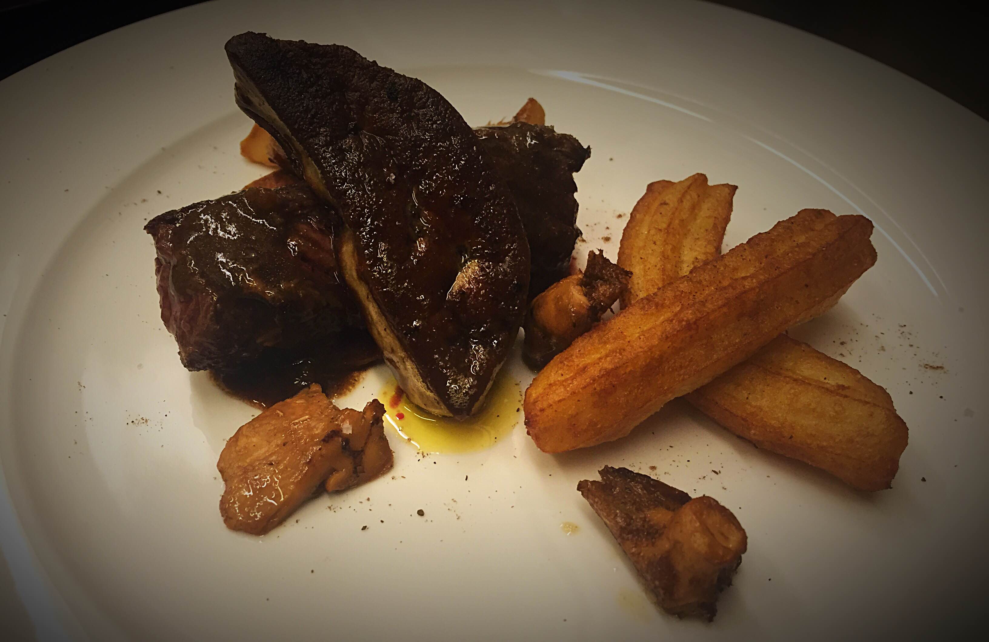Onglet De Boeuf / Foie Gras / Champignons